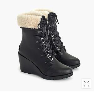 Sorel After Hours Shearling Boots NEW